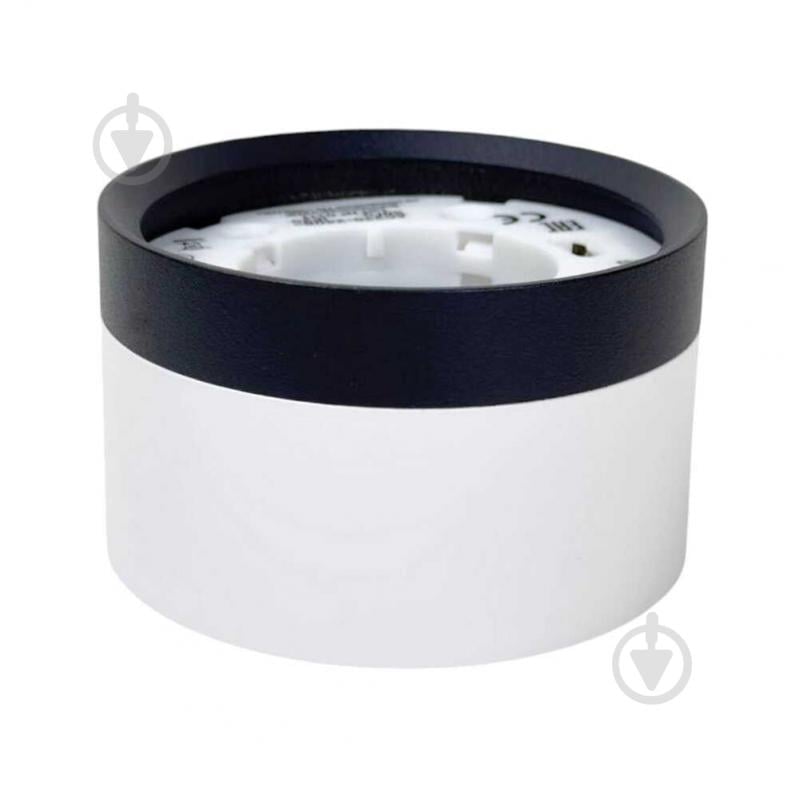 Світильник точковий Violux VEGAS круг білий+чорний 15 Вт GX53 білий/чорний 340301 - фото 2 Світильник точковий Violux VEGAS круг білий+чорний 15 Вт GX53 білий/чорний 340301 - фото 2