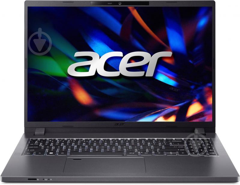 Ноутбук Acer TravelMate TMP216-51 16" (NX.B17EU.004) steel gray - фото 1