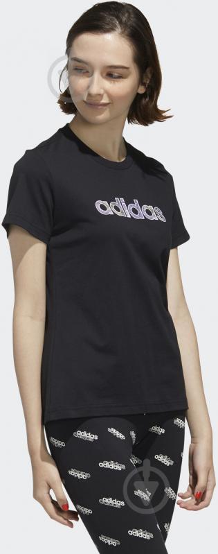 Футболка Adidas W LYRPRNT LG T FM6179 р.XS черный - фото 6