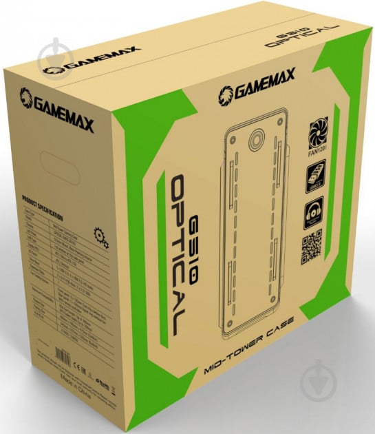 Корпус GameMax Optical White ARGB Window - фото 7