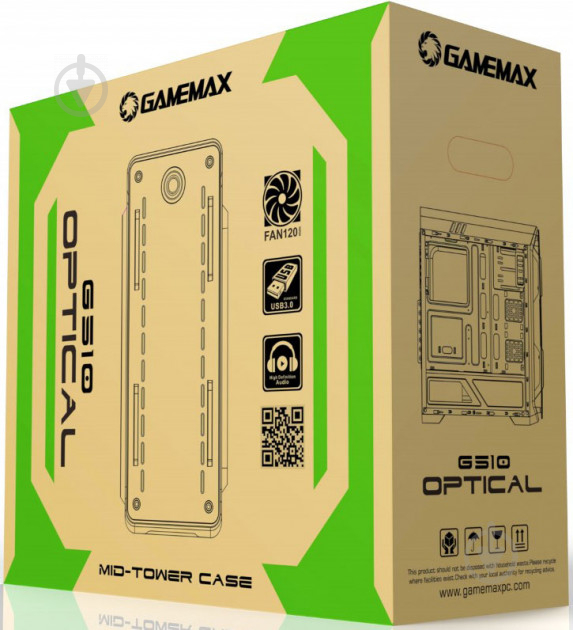 Корпус GameMax Optical White ARGB Window - фото 8