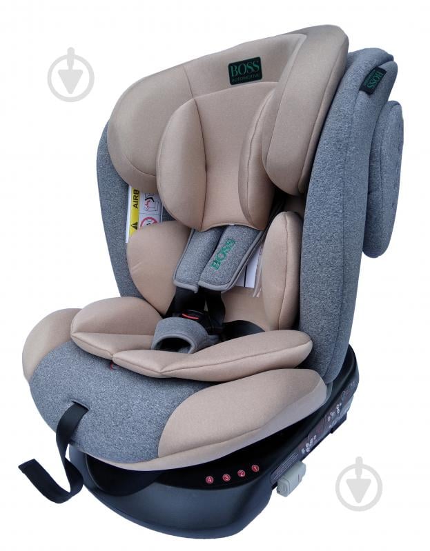 Автокрісло SEAТ HB636 Isofix бежево-сірий gray - фото 1