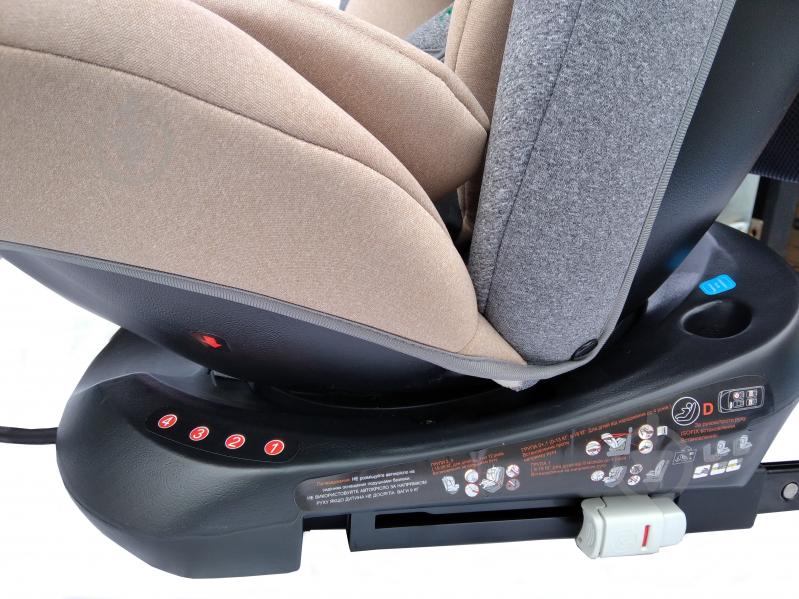 Автокрісло SEAТ HB636 Isofix бежево-сірий gray - фото 3