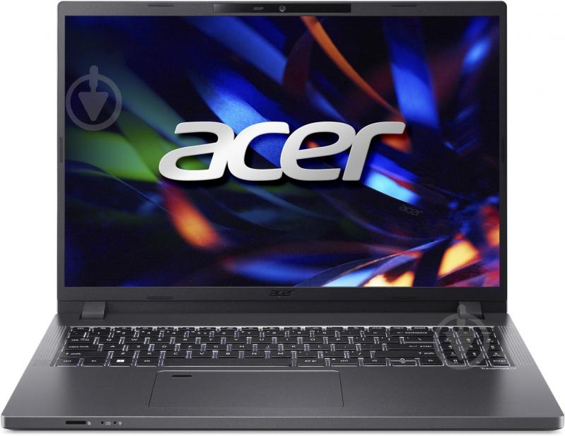 Ноутбук Acer TravelMate TMP216-51 16" (NX.B17EU.012) steel gray - фото 1