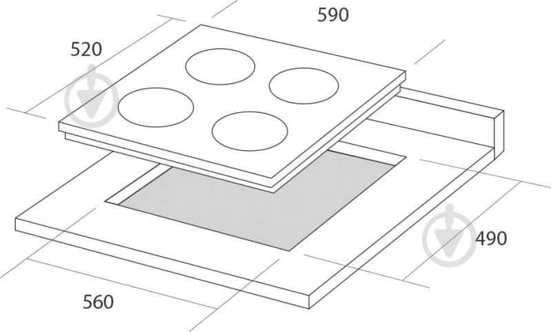 Варочная поверхность электрическая Pyramida CFEA 640 B - фото 8 Варочная поверхность электрическая Pyramida CFEA 640 B - фото 8