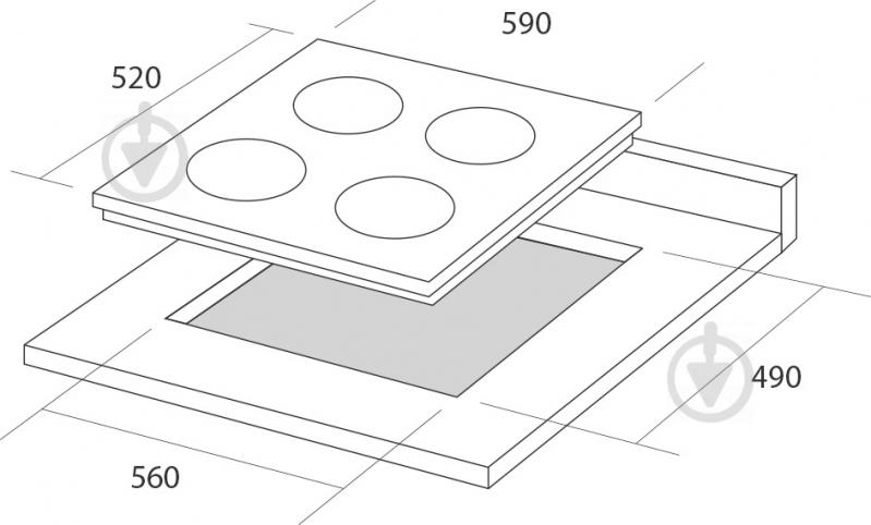 Варочная поверхность электрическая Pyramida CFEA 641 B - фото 8