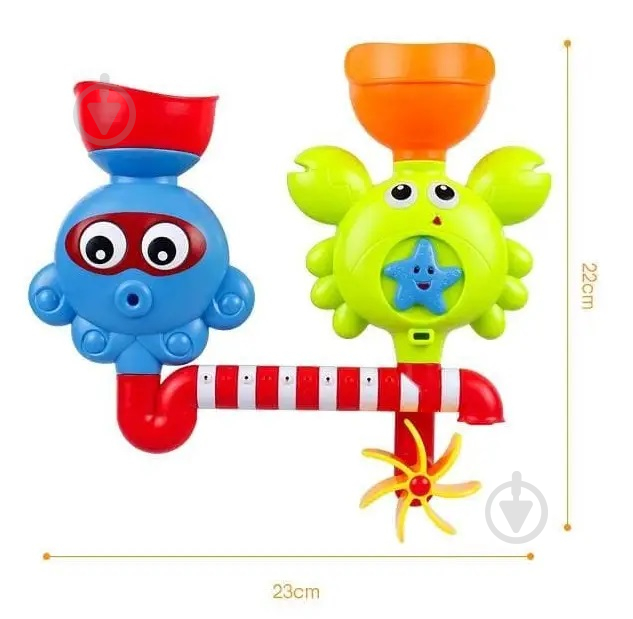 Игровой набор для ванной Qunxing Toys Осьминог и краб SL87010 - фото 2