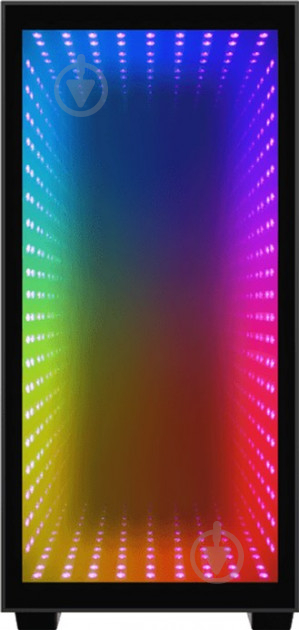 Корпус GameMax H608 Mini Abyss Rainbow LED Tempered Glass - фото 4