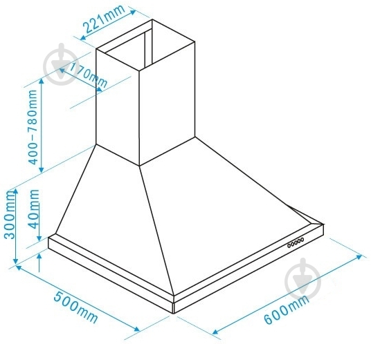 Вытяжка Interline UNNA LUX X A/60 EB - фото 9