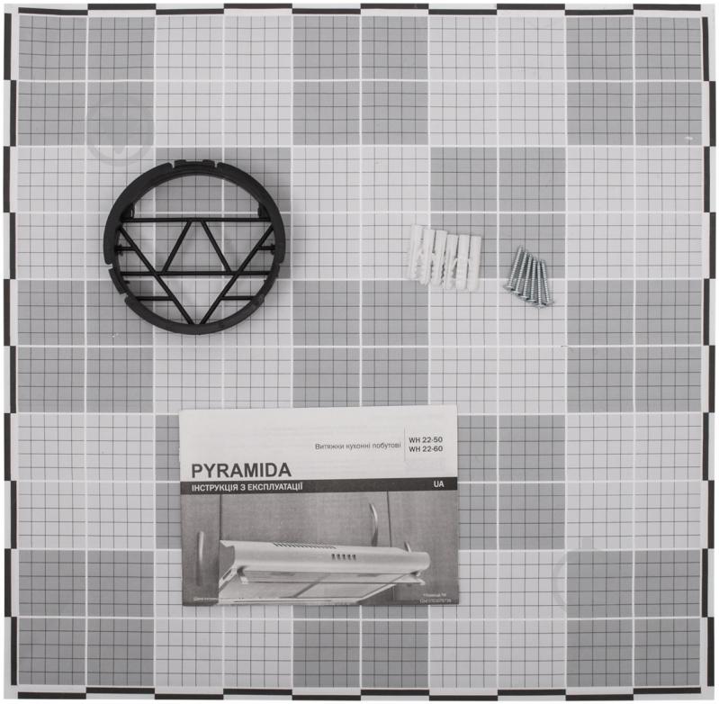 Вытяжка Pyramida WH 22-60 BLACK - фото 9