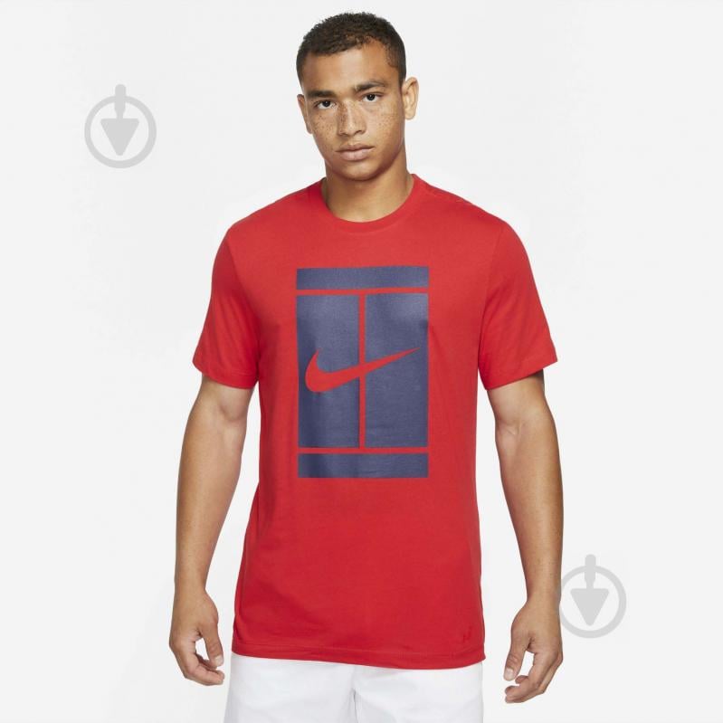 Футболка Nike M NKCT TEE SSNL COURT DJ2594-657 р.L синий - фото 1