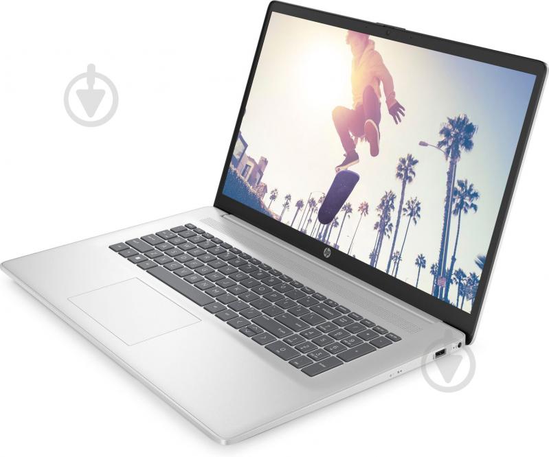 Ноутбук HP 17-cn3024ua 17,3" (9H8Q8EA) natural silver - фото 3