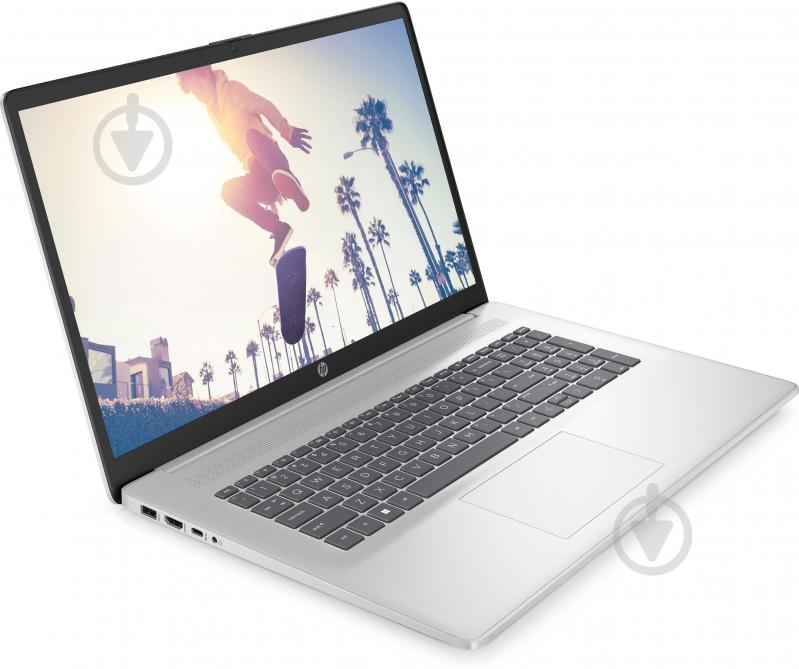 Ноутбук HP 17-cn3024ua 17,3" (9H8Q8EA) natural silver - фото 2