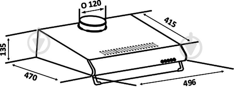 Вытяжка Eleyus Bona H І 50 IS - фото 11