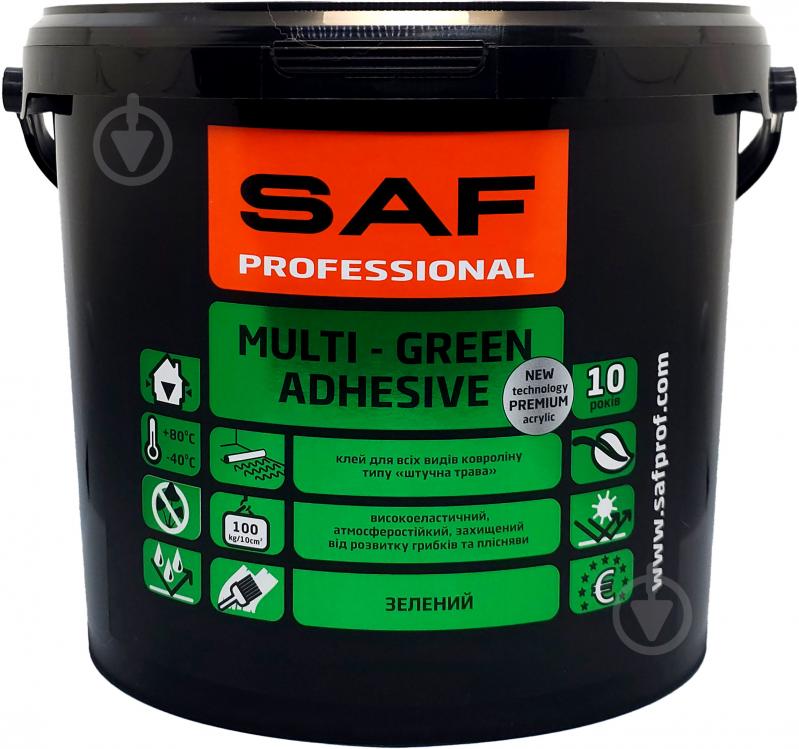 Клей для штучної трави SAF MULTI-GREEN ADHESIVE зелений 6кг - фото 2