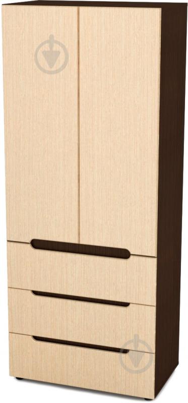 Шкаф Компанит МС-22 МДФ венге - фото 1