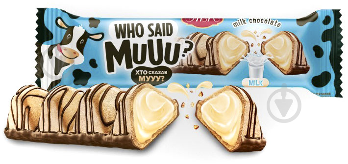 Батончик Who said muuu??? milk 29 г 29 г - фото 1