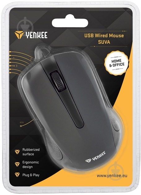 Мышка YENKEE Suva YMS 1015BK USB black (45010820) - фото 6