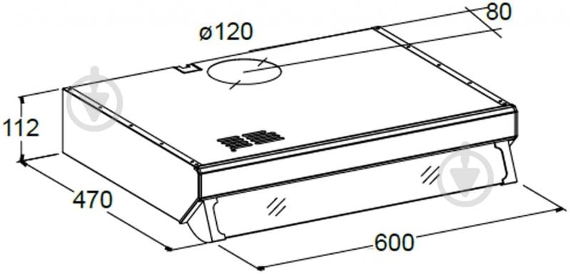 Вытяжка Cata F 2060 X/C - фото 14