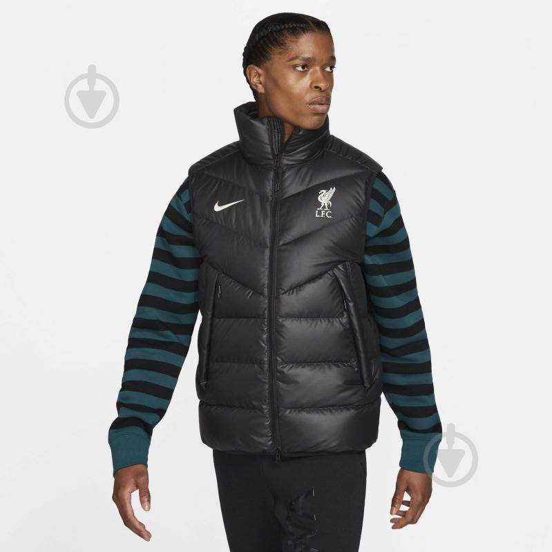 Жилет Nike LFC M NSW DWN FILL WR VEST DA9774-010 р.M чорний - фото 1