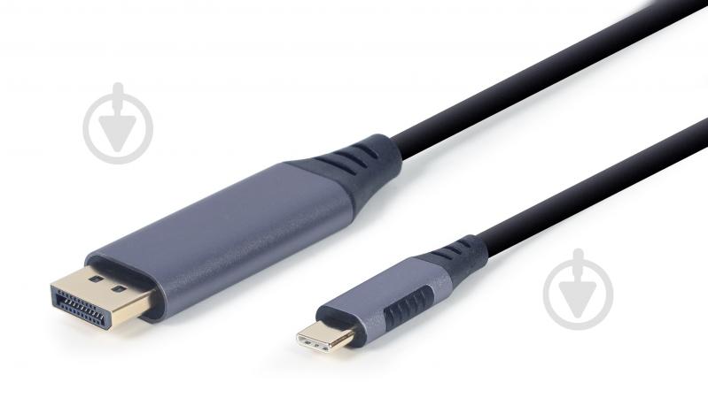 Кабель Cablexpert USB-C на DisplayPort, 4K 1,8 м grey (CC-USB3C-DPF-01-6) - фото 2