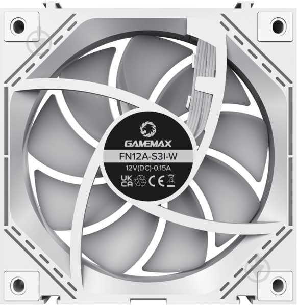Корпусный кулер GameMax FN12A-S3I-W - фото 8 Корпусный кулер GameMax FN12A-S3I-W - фото 8
