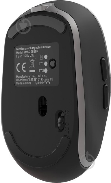 Мышка YENKEE YMS 2085BK NOBLE black (45019713) - фото 6