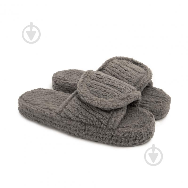 Капці домашні Twins HS фліс/липучка на платформі 12710 р.36/37 сірий - фото 1 Капці домашні Twins HS фліс/липучка на платформі 12710 р.36/37 сірий - фото 1