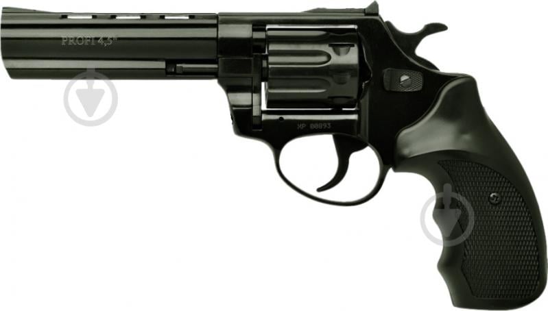 Револьвер Zbroia флобера нарізний PROFI-4.5" (чорний/пластик) - фото 1