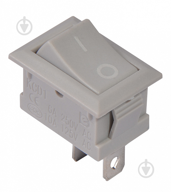 Кнопка Аско-Укрем KCD1-101 Grey/Grey A0140040051 - фото 1