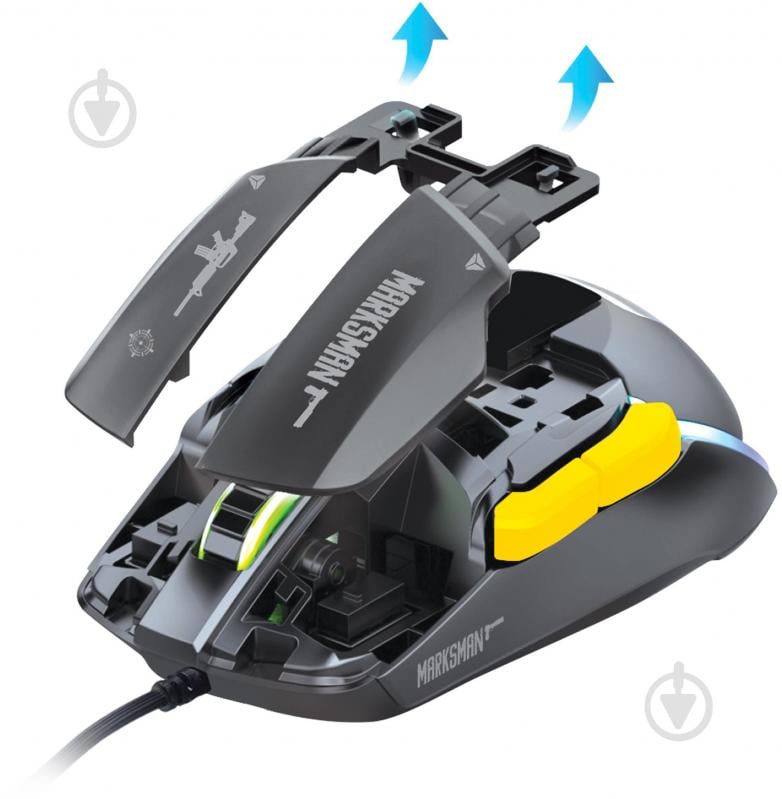 Мышка YENKEE YMS 3600BK Marksman black (45021055) - фото 2