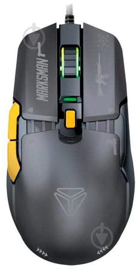 Мышка YENKEE YMS 3600BK Marksman black (45021055) - фото 1