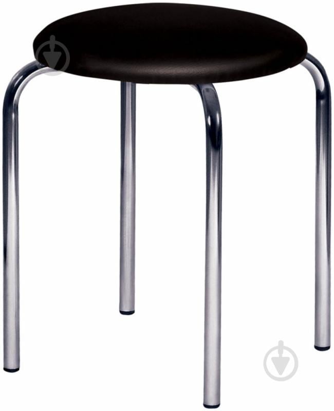 Табурет AMF Art Metal Furniture Софи черный / хром - фото 1 Табурет AMF Art Metal Furniture Софи черный / хром - фото 1