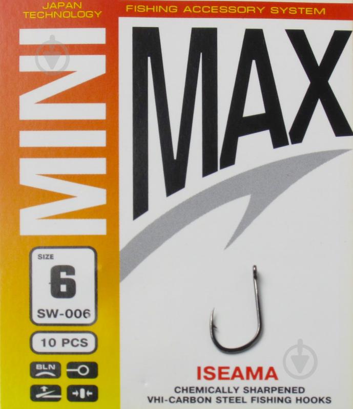 Гачок MiniMax Iseama №6 10 шт. SW006-6 - фото 1