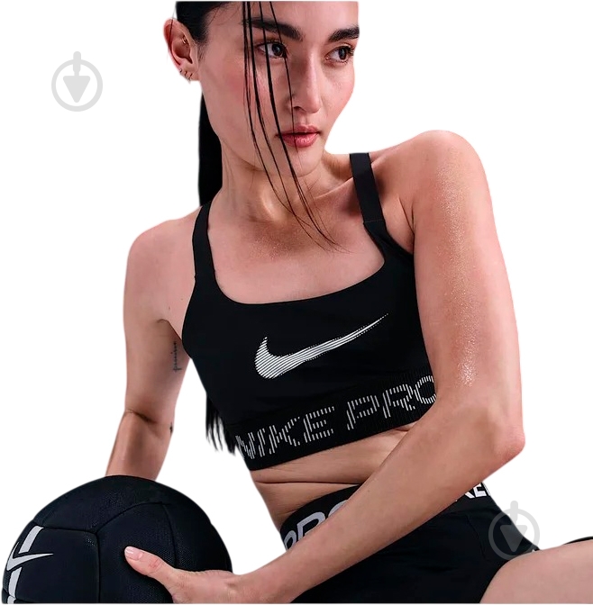 Бра Nike Pro IF3973-010 р.M черный - фото 4