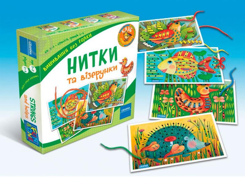 Игра настольная Granna Нити и узоры 82524 - фото 2 Игра настольная Granna Нити и узоры 82524 - фото 2
