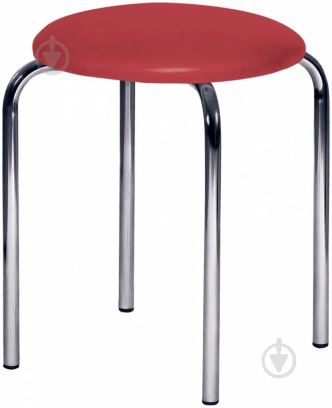 Табурет AMF Art Metal Furniture Софи красный / хром - фото 1 Табурет AMF Art Metal Furniture Софи красный / хром - фото 1