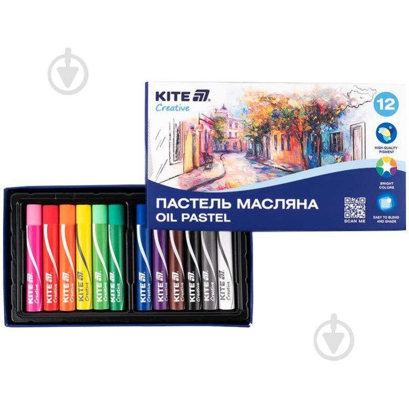 Пастель масляная Creative KITE K-200-12 12 шт. - фото 3