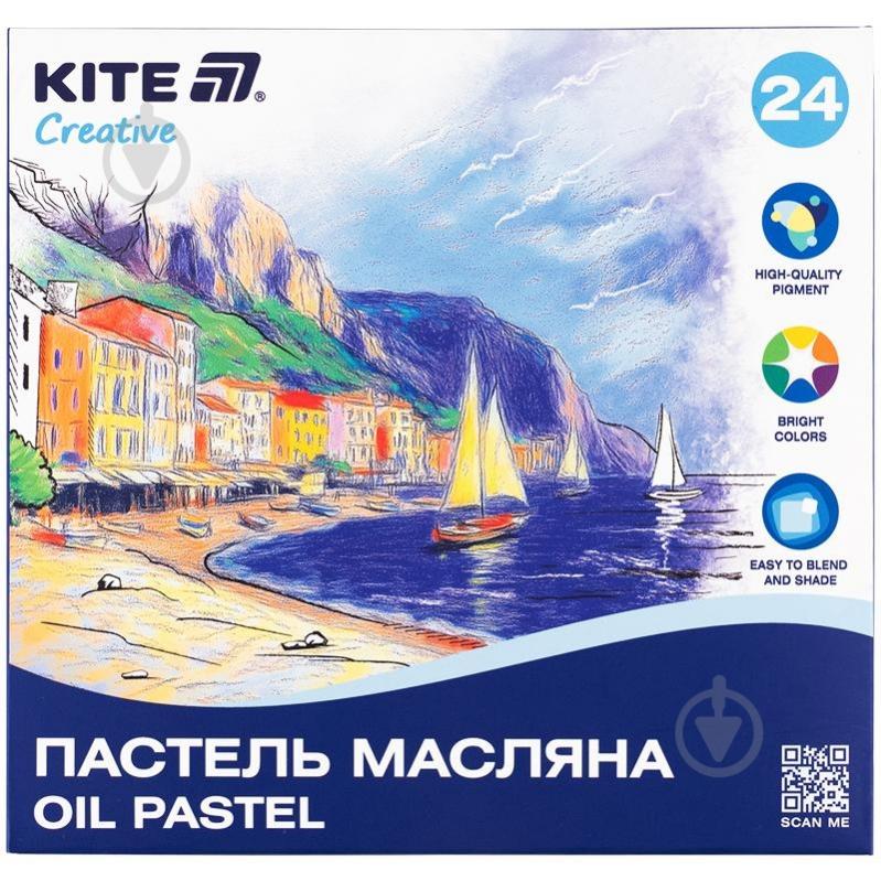 Пастель масляная Creative KITE K-200-24 24 шт. - фото 1 Пастель масляная Creative KITE K-200-24 24 шт. - фото 1