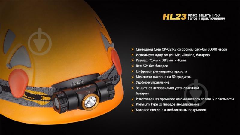 Фонарь Fenix HL23GR - фото 2