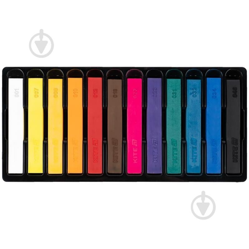 Пастель сухая Creative KITE K-201-12 12 шт. - фото 3