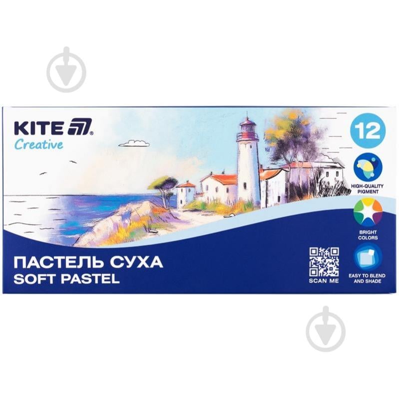 Пастель сухая Creative KITE K-201-12 12 шт. - фото 1