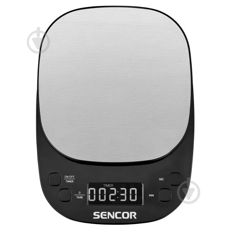Ваги кухонні Sencor SKS0804BK - фото 1