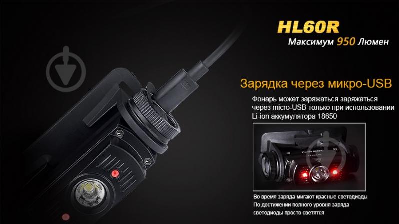 Ліхтар Fenix HL60RU2 - фото 5