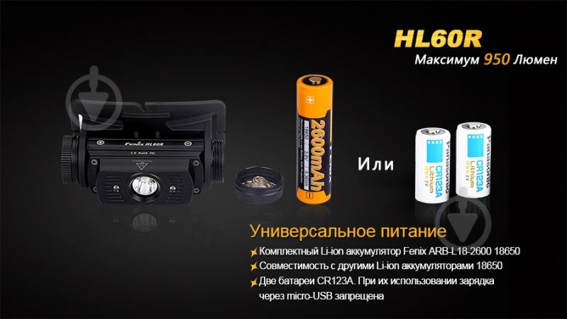 Ліхтар Fenix HL60RU2 - фото 6