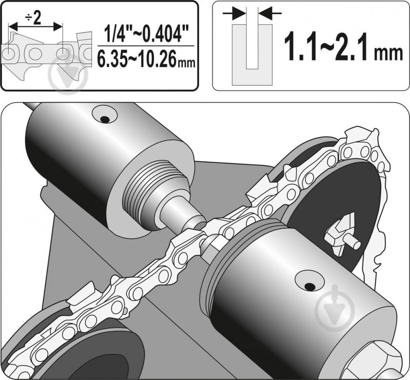 Станок YATO для клепання ланцюгів бензопил YT-84970 - фото 5