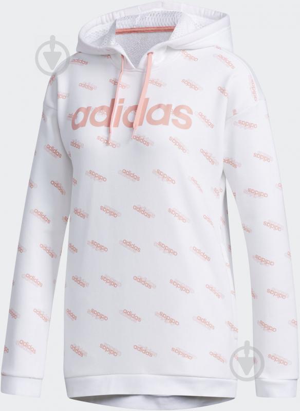 Джемпер Adidas W FAV HDY FN0941 р. M білий - фото 1