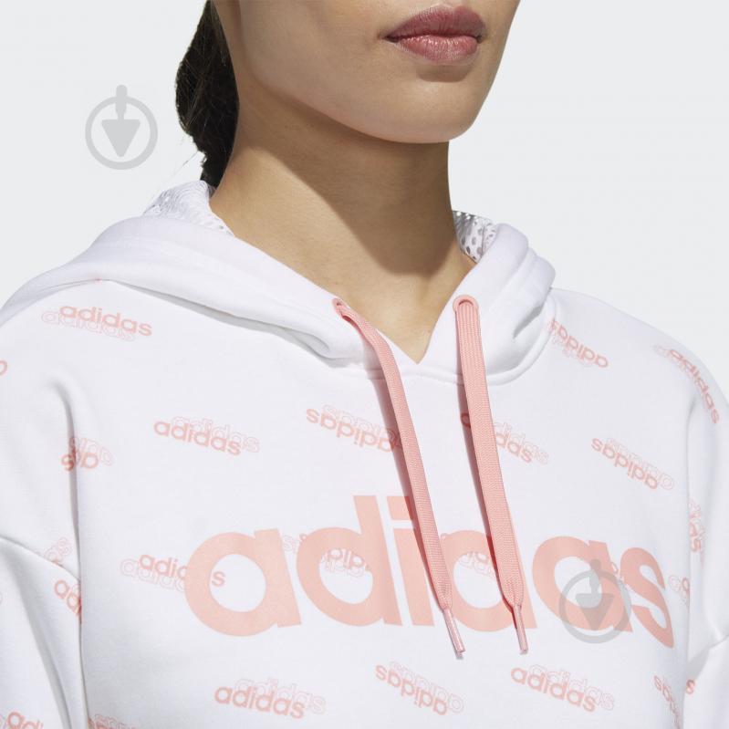 Джемпер Adidas W FAV HDY FN0941 р. M білий - фото 7