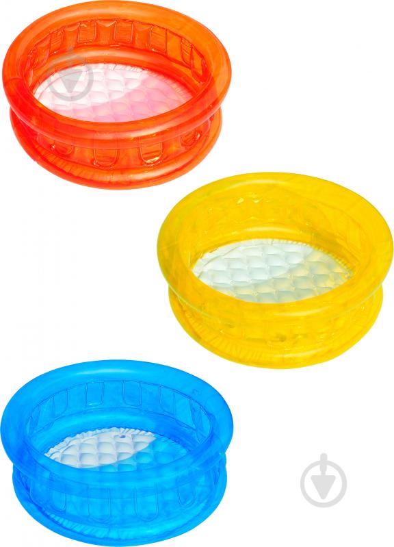 Бассейн надувной Bestway 64х25 см 51112 цвет в ассортименте - фото 1