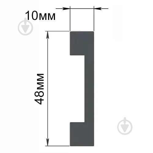 Угловой элемент ELITE DECOR HCR 504-1 150x10x150 мм - фото 2